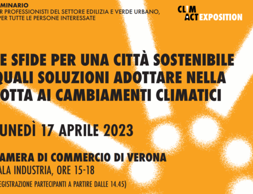 Seminario: Le sfide per una città sostenibile, quali soluzioni adottare nella lotta ai cambiamenti climatici. Domodry presente